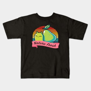 nature fresh guava snail Kids T-Shirt